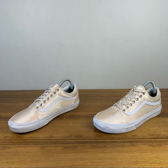 Vans Old Skool Satin Ribbon Lace Womens Sneaker Size 8 - Picture 3 of 9